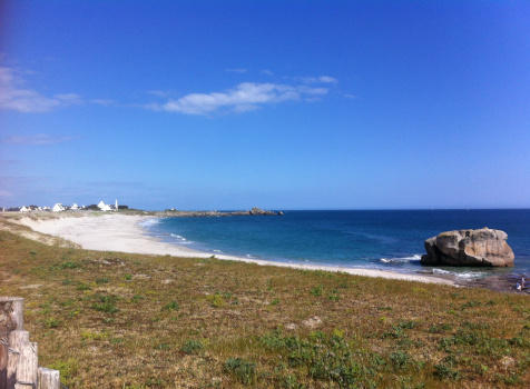 campsite beach brittany