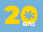 logo 20 ans flower